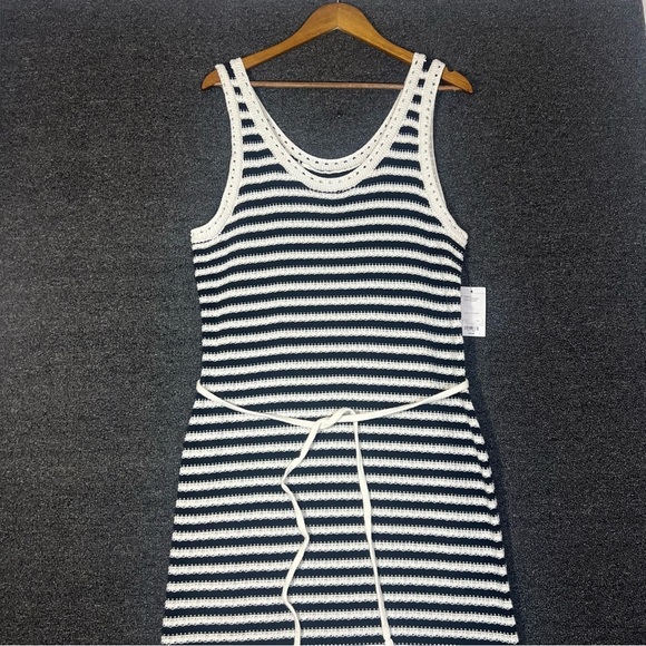 Nine West Crocheted Black and White Dress, Women’s XL - Picture 3 of 11